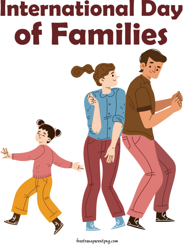 Free Holidays Family Day Family Love For Family Day Clipart Transparent Background