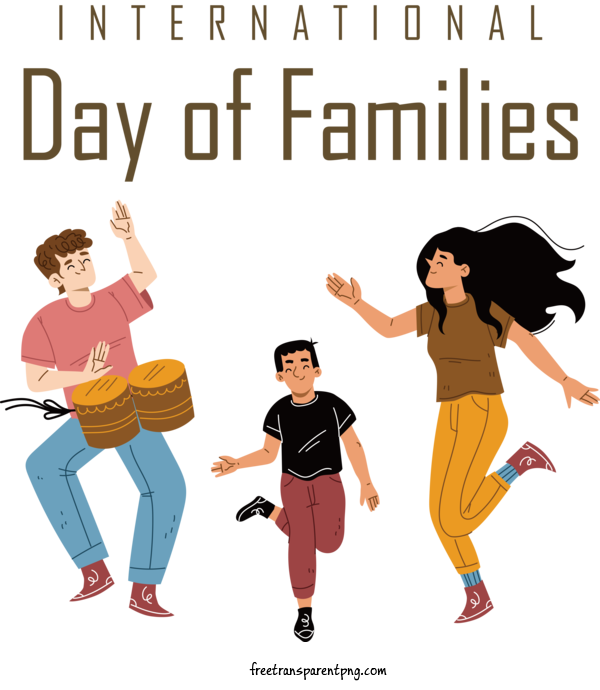 Free Holidays Family Day Family Day Celebration For Family Day Clipart Transparent Background