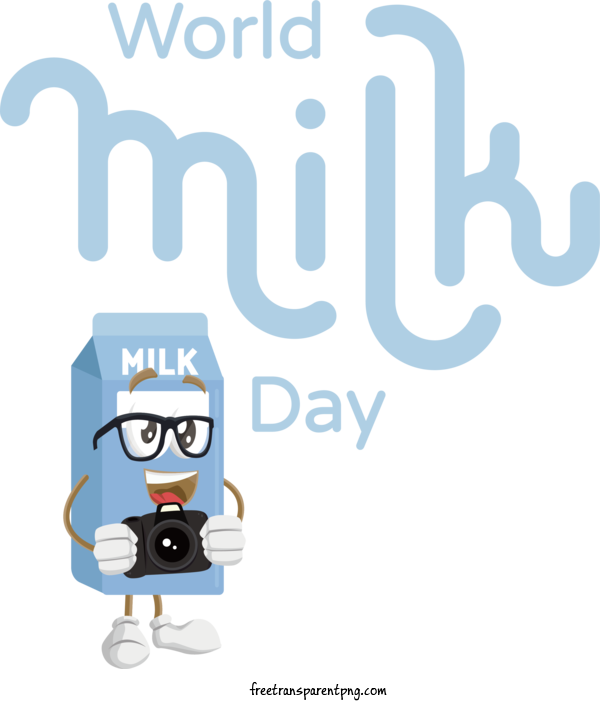 Free Holidays World Milk Day Milk Day Dairy For World Milk Day Clipart Transparent Background