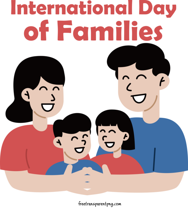 Free Holidays Family Day Family Happiness For Family Day Clipart Transparent Background