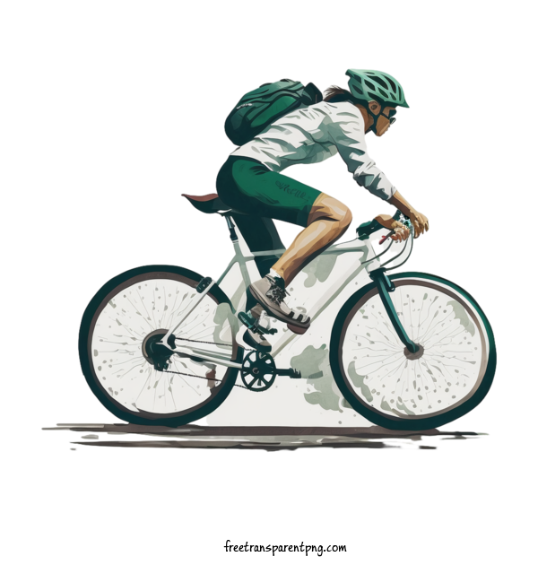 Free Holidays World Bicycle Day Bicycle Cyclist For World Bicycle Day Clipart Transparent Background
