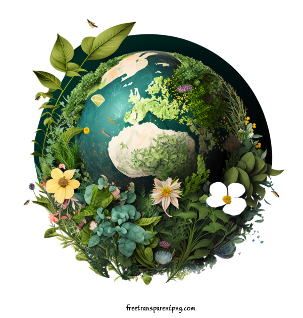 Free Holidays World Environment Day Earth Plants For World Environment Day Clipart Transparent Background