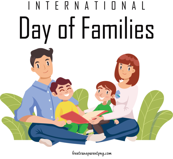 Free Holidays Family Day Family Parenthood For Family Day Clipart Transparent Background
