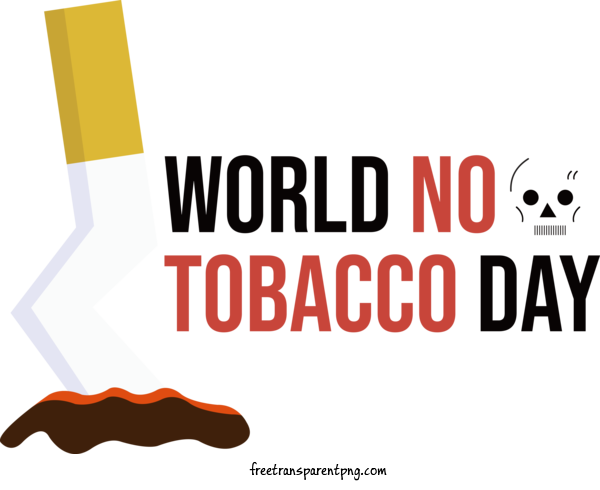 Free Holidays World No Tobacco Day No Tobacco World No Tobacco Day For World No Tobacco Day Clipart Transparent Background