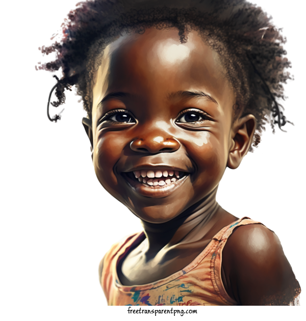 Free Holidays International Day Of The African Child African Child Smiling For International Day Of The African Child Clipart Transparent Background