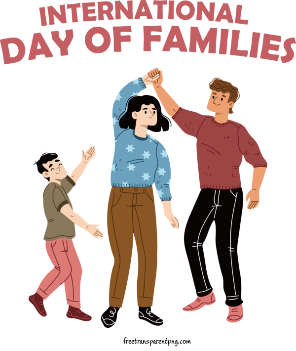 Free Holidays Family Day Happy Fun For Family Day Clipart Transparent Background