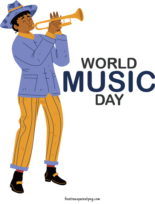 Free Holidays World Music Day Music Jazz For World Music Day Clipart Transparent Background