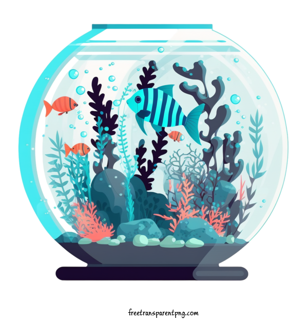 Free Animals Striped Fish Tropical Fish Aquarium For Fish Clipart Transparent Background