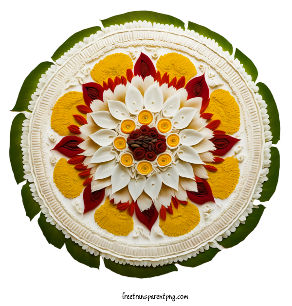 Free Holidays Onam Lotus Flower For Onam Clipart Transparent Background