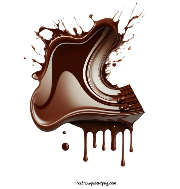 Free Holidays International Chocolate Day Chocolate Splash For International Chocolate Day Clipart Transparent Background
