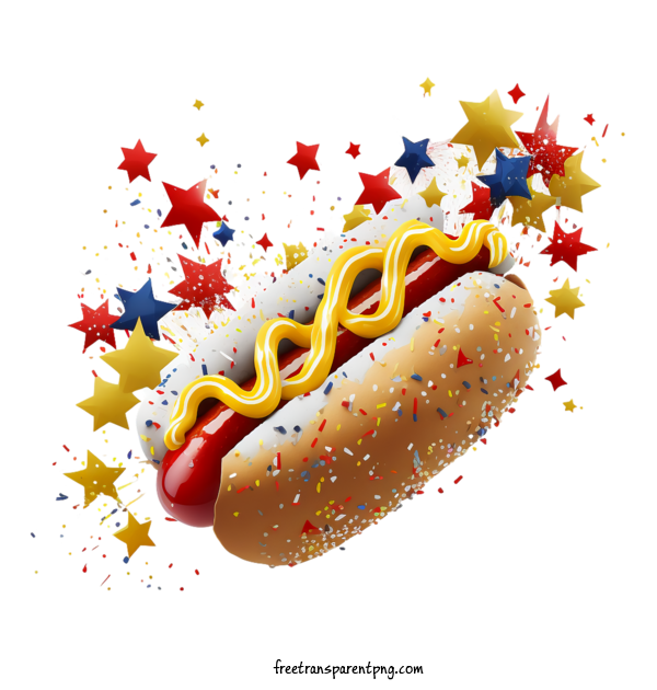 Free Holidays National Hot Dog Day Hot Dog Hot Dog For National Hot Dog Day Clipart Transparent Background
