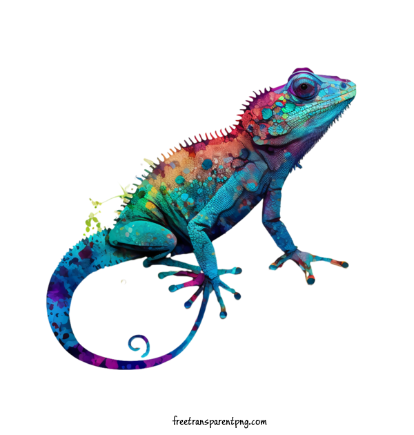 Free Holidays World Lizard Day Lizard Colorful For World Lizard Day Clipart Transparent Background
