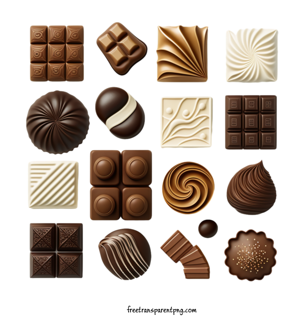 Free Holidays International Chocolate Day Chocolate Sweets For International Chocolate Day Clipart Transparent Background