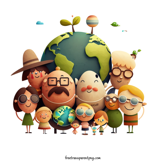 Free Holidays World Population Day Family Adventure For World Population Day Clipart Transparent Background