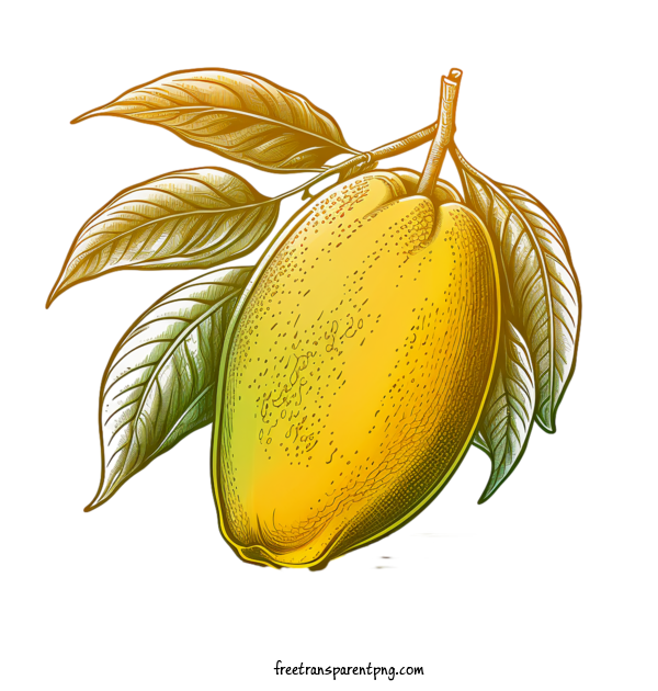 Free Food Fruit Mango Fruit For Fruit Clipart Transparent Background