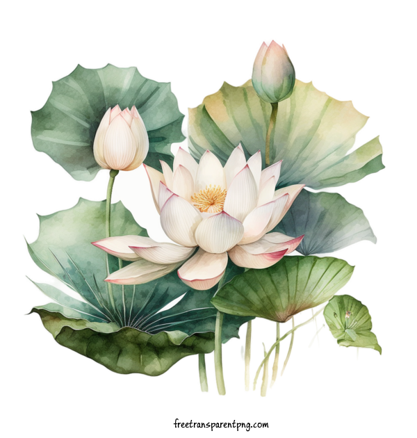 Free Flowers Lotus Water Lily Flower For Lotus Clipart Transparent Background