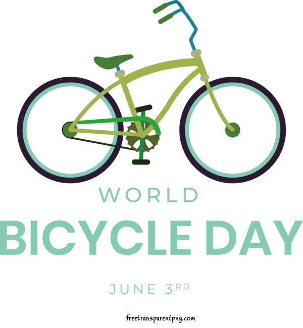 Free Holidays World Bicycle Day World Bike Day Bicycle Day For World Bicycle Day Clipart Transparent Background