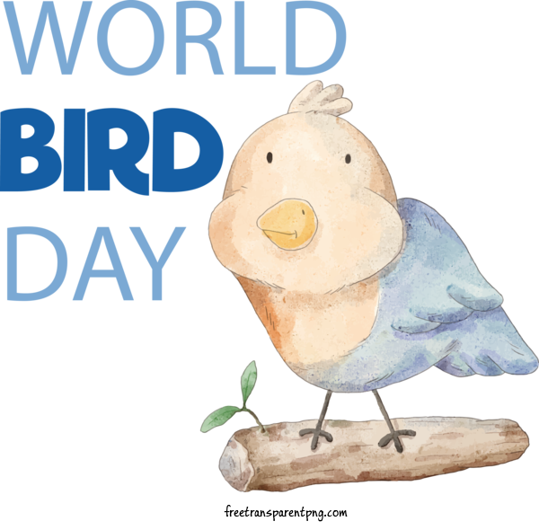 Free Holidays Bird Day World Bird Day Bird For International Bird Day Clipart Transparent Background
