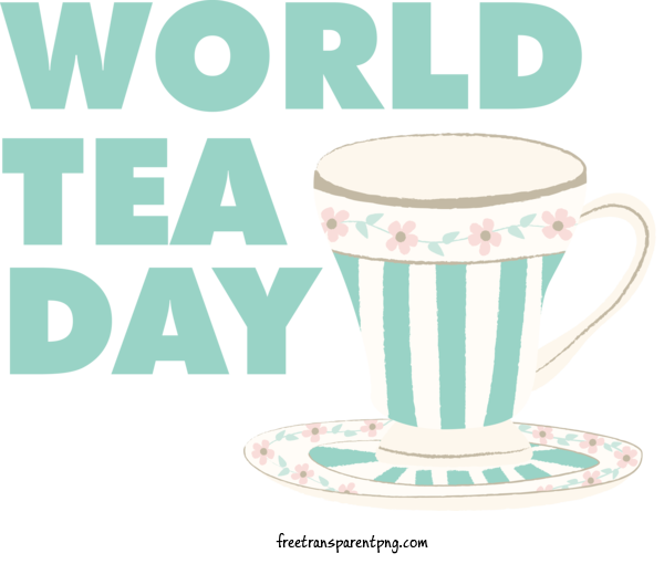Free Holidays Tea Day World Tea Day Tea For Tea Day Clipart Transparent Background