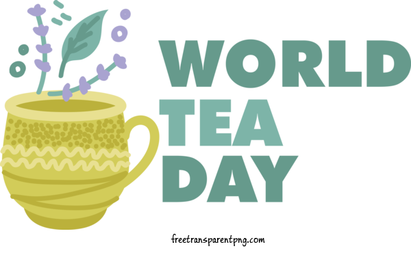 Free Holidays Tea Day Tea Coffee For Tea Day Clipart Transparent Background