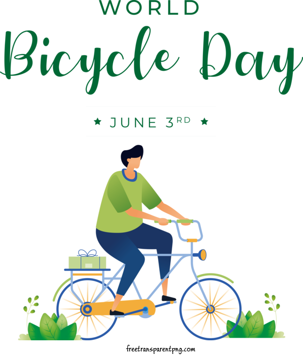 Free Holidays World Bicycle Day World Bike Day Bike For World Bicycle Day Clipart Transparent Background