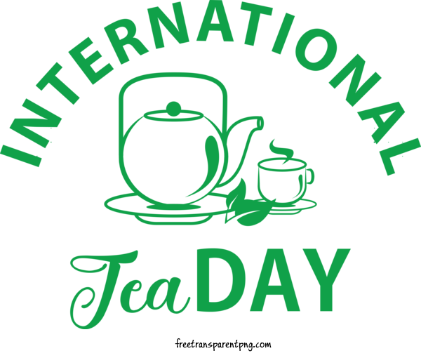 Free Holidays Tea Day Tea Day Tea Party For Tea Day Clipart Transparent Background