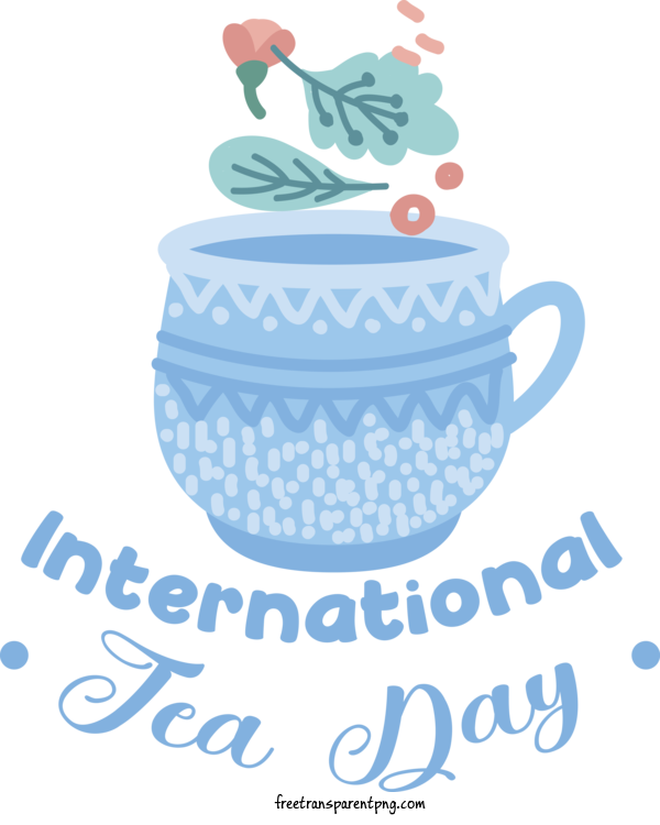 Free Holidays Tea Day Tea Day Cute For Tea Day Clipart Transparent Background