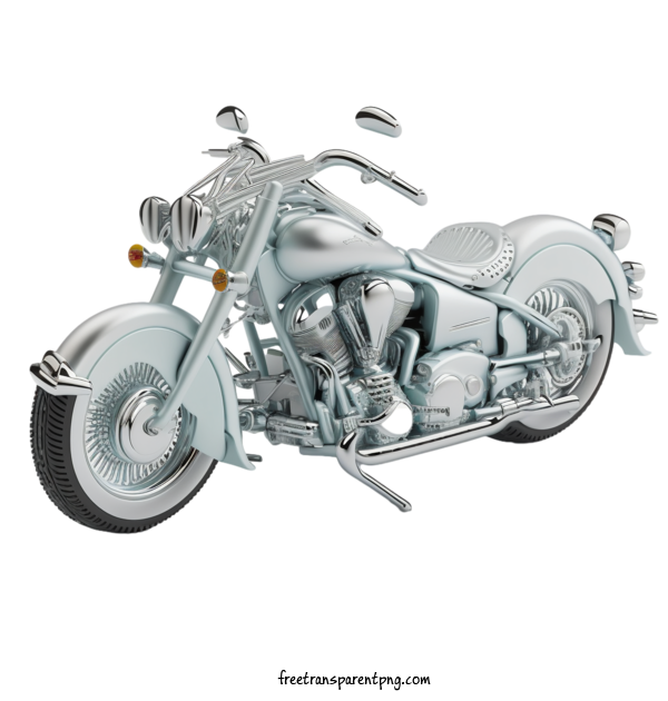 Free Transportation Motorcycle Motorcycle Silver For Motorcycle Clipart Transparent Background
