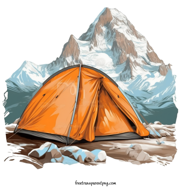 Free Activities Camping Mountain Campsite For Camping Clipart Transparent Background
