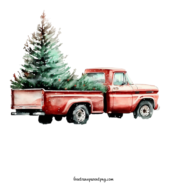 Free Transportation Truck Truck Red For Truck Clipart Transparent Background