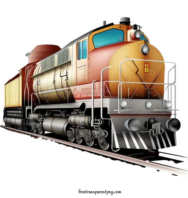 Free Transportation Train Railway Train For Train Clipart Transparent Background