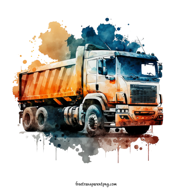 Free Transportation Truck Heavy Truck Truck For Truck Clipart Transparent Background