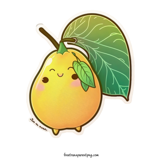 Free Food Mango Cute Adorable For Fruit Clipart Transparent Background
