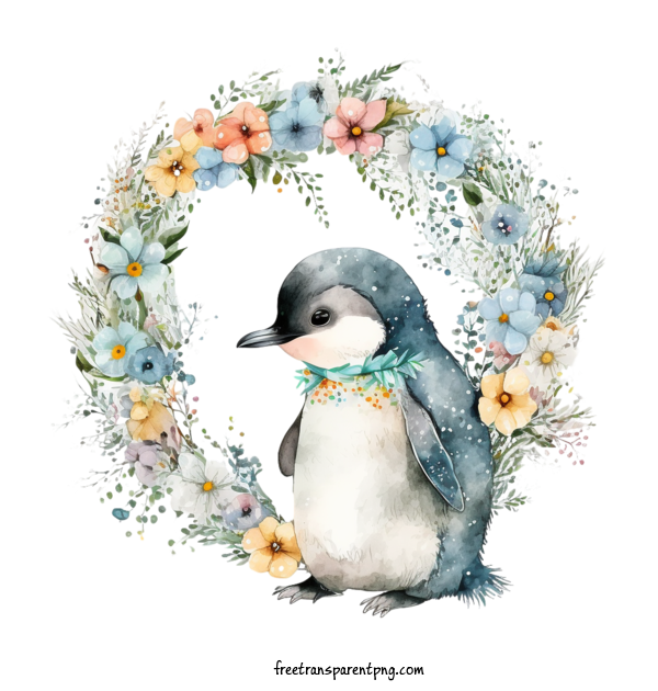 Free Animals Penguin Penguin Watercolor For Penguin Clipart Transparent Background