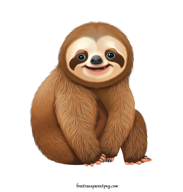Free Animals Sloth Sloth Cute For Sloth Clipart Transparent Background
