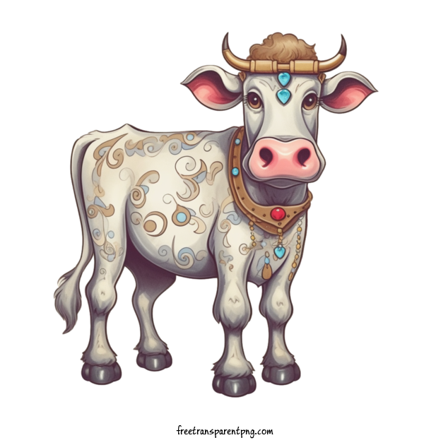 Free Animals Cow Cow White For Cow Clipart Transparent Background
