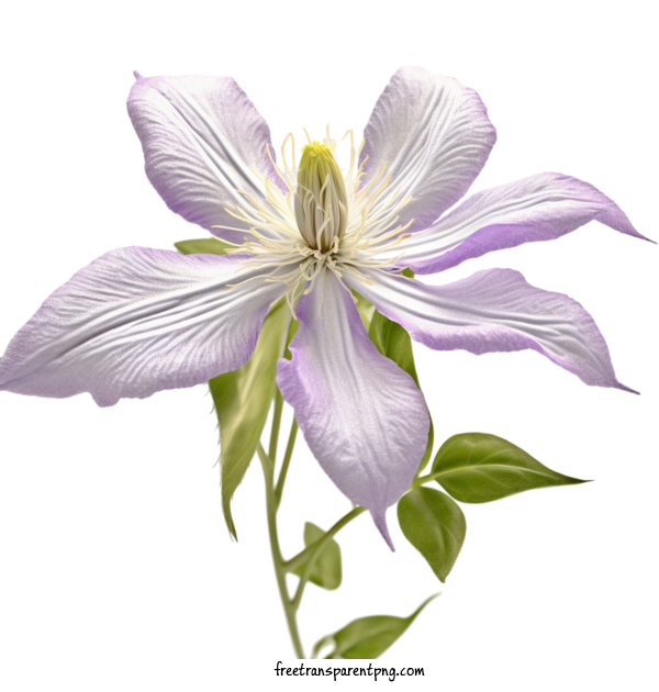 Free Flowers Clematis Flower For Clematis Flower Clipart Transparent Background