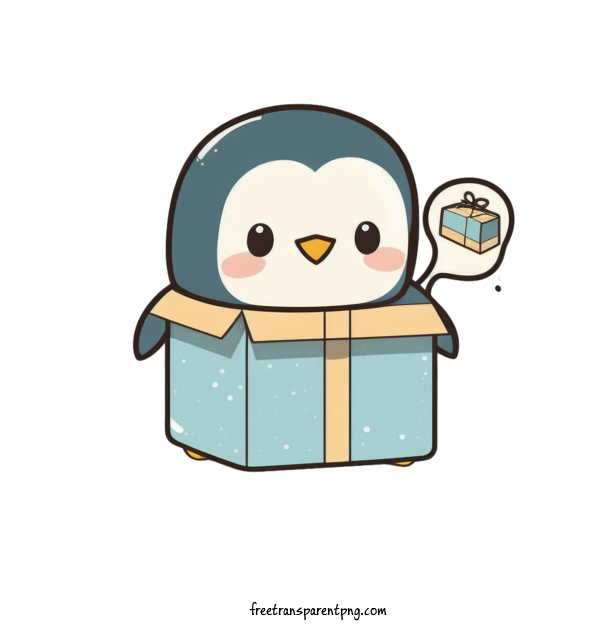 Free Animals Penguin Penguin Box For Penguin Clipart Transparent Background
