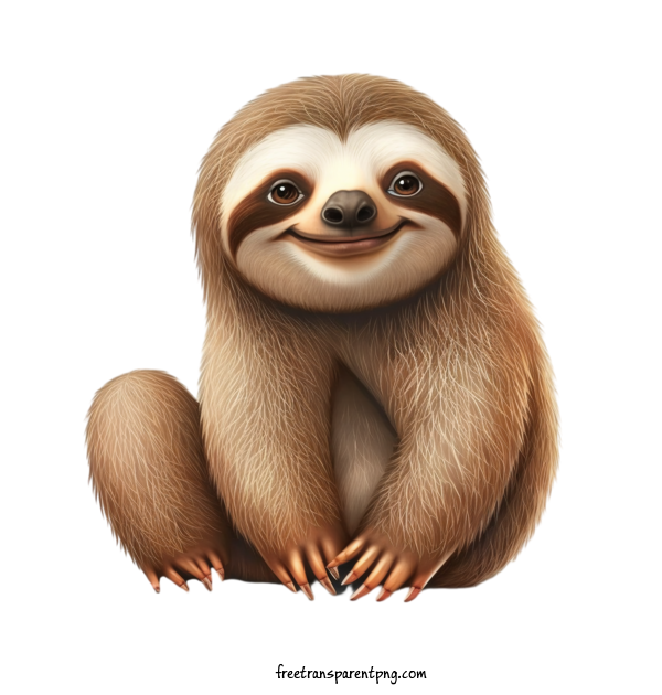 Free Animals Sloth Cute Small For Sloth Clipart Transparent Background