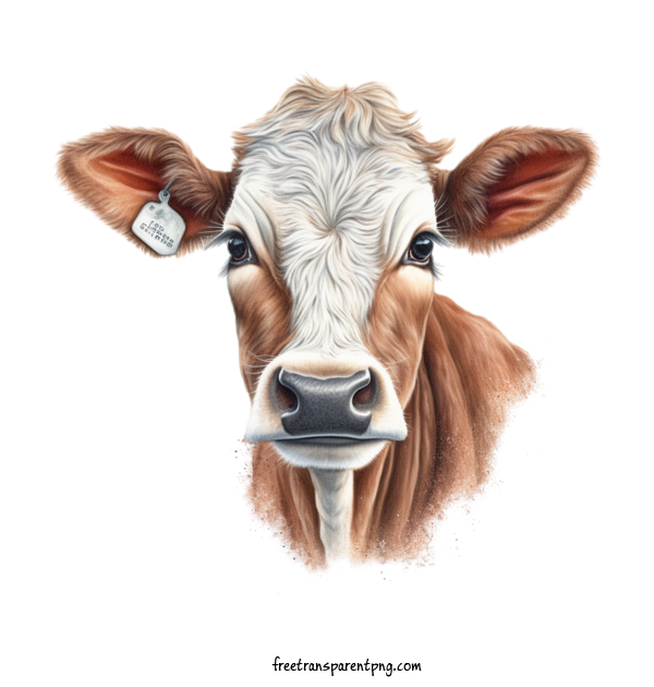 Free Animals Cow Cow Brown For Cow Clipart Transparent Background