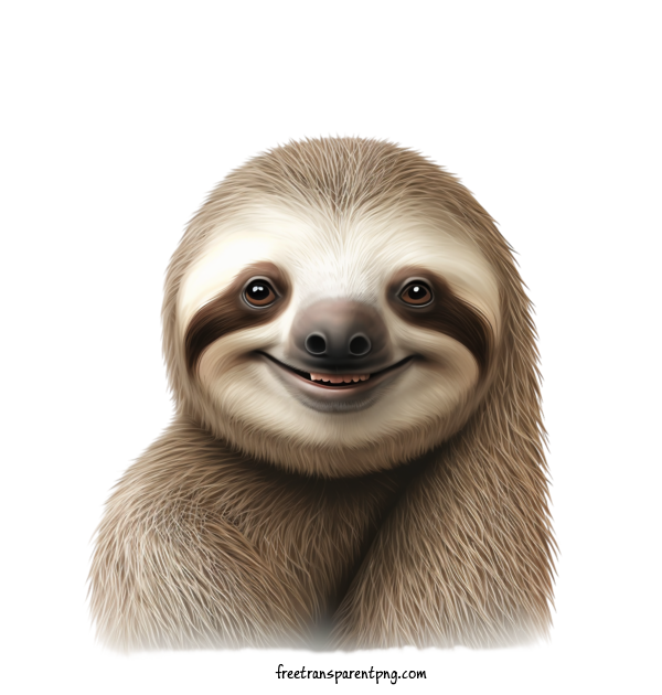 Free Animals Sloth Slow Cute For Sloth Clipart Transparent Background