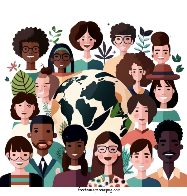 Free Holidays World Population Day People Diversity For World Population Day Clipart Transparent Background