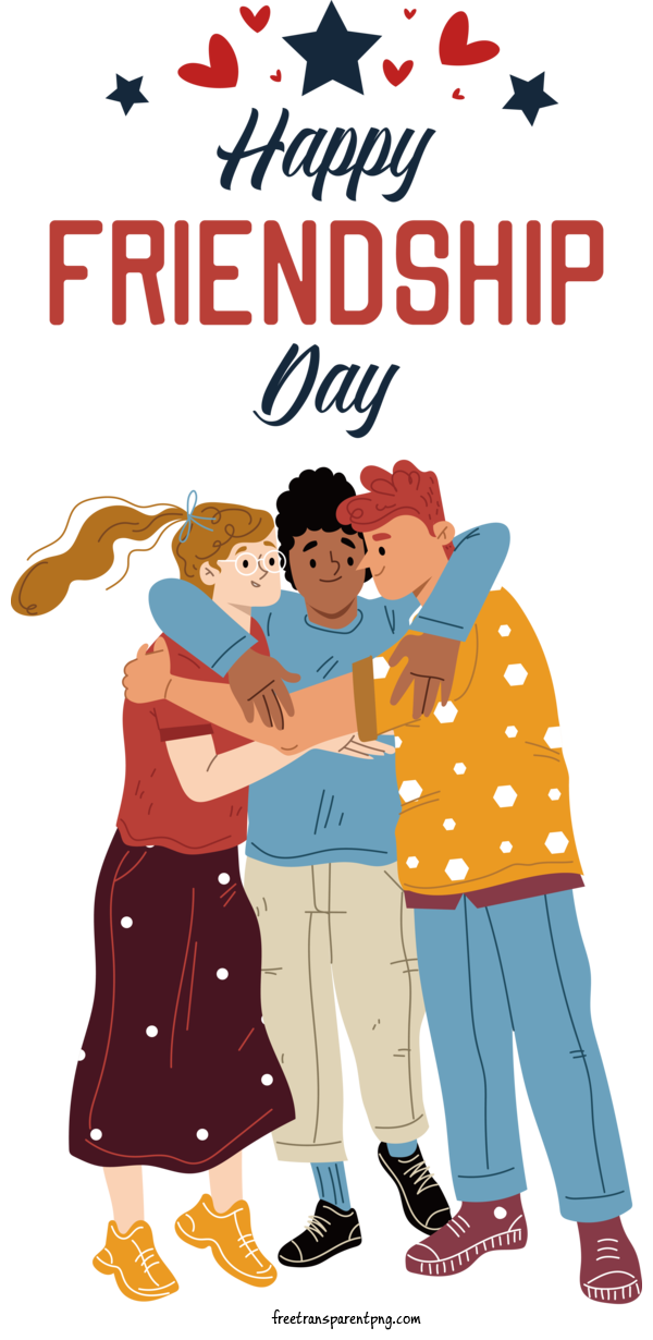 Free Holidays Friendship Day Friend Celebration For Friendship Day Clipart Transparent Background