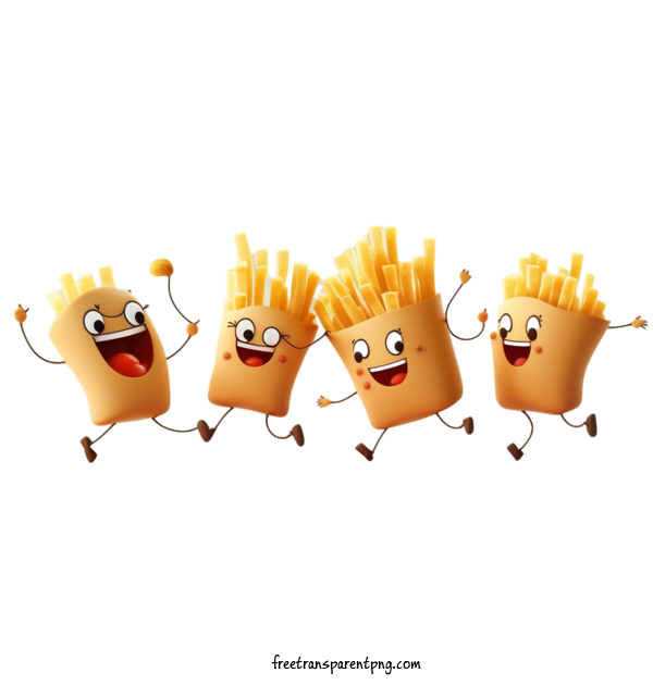 Free Holidays French Fry Day French Fries Cartoon For French Fry Day Clipart Transparent Background
