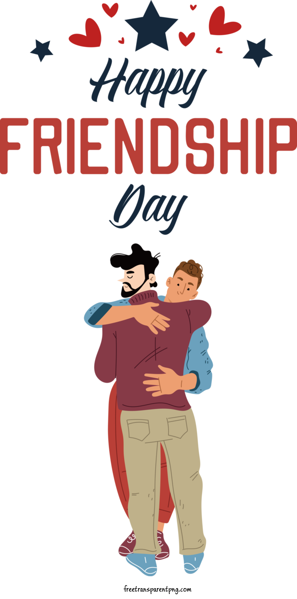 Free Holidays Friendship Day Friendship Love For Friendship Day Clipart Transparent Background