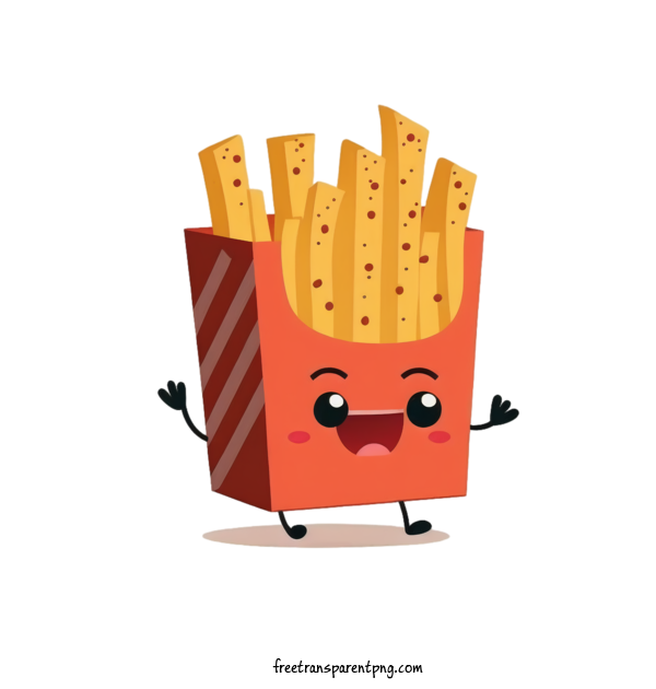 Free Holidays French Fry Day French Fries Fry Box For French Fry Day Clipart Transparent Background
