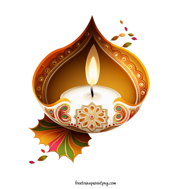 Free Holidays Diwali Diwali Candle For Diwali Clipart Transparent Background