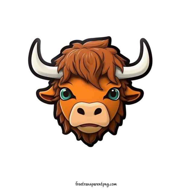 Free Animals Bison Bull Head For Bison Clipart Transparent Background