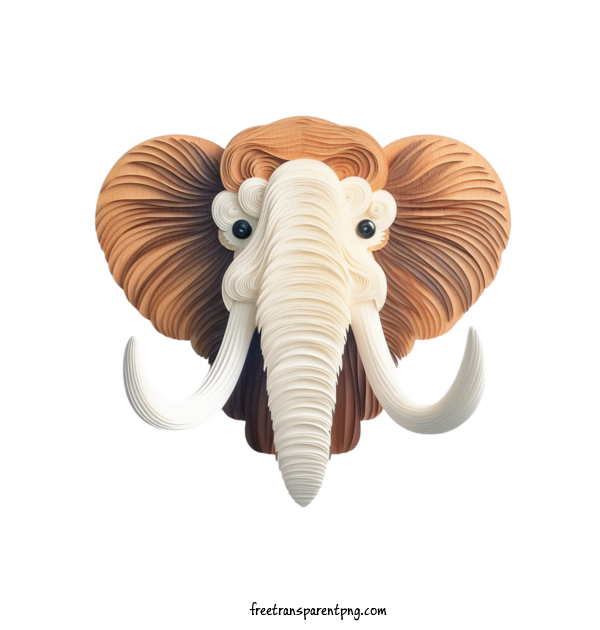 Free Animals Elephant Head Trunk For Mammoth Clipart Transparent Background