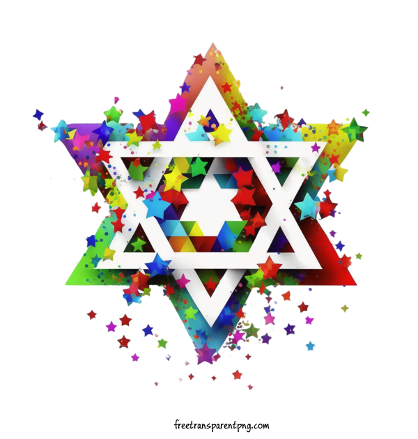 Free Holidays Hanukkah Triangle Star Of David For Hanukkah Clipart Transparent Background
